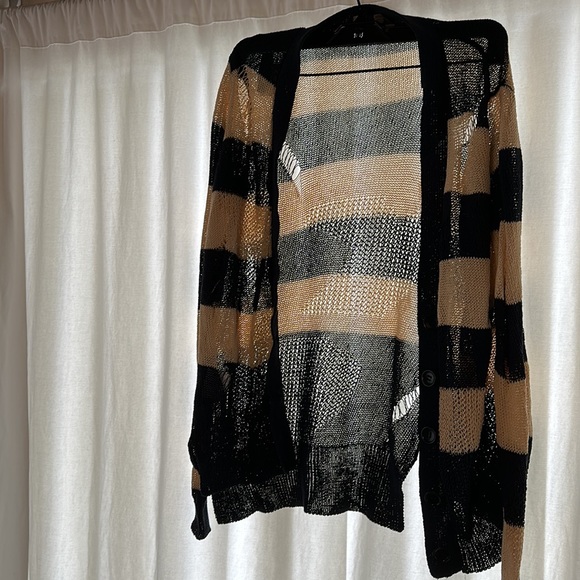 BCBGMaxAzria “REYES” Distressed Cardigan - Size XXS - Picture 5 of 5